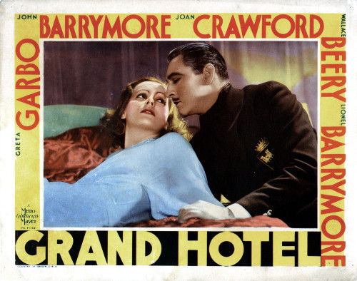 Grand Hotel From Left Greta Garbo John Barrymore 1932 Movie Poster Masterprint