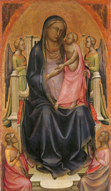 Madonna Enthroned With Child Poster Print - Item # VAREVCMOND025VJ021H