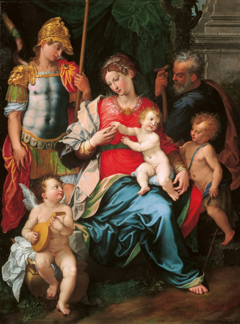 Madonna With Child And Sts Michael The Archangel Poster Print - Item # VAREVCMOND025VJ133H