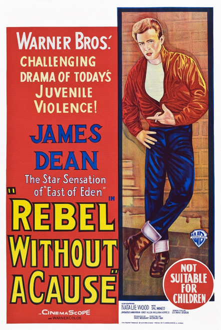 Rebel Without A Cause Movie Poster Masterprint - Item # VAREVCMMDREWIEC015