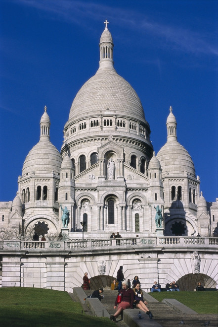 Basilica Of The Sacred Heart. 1876-1910. France. ?_le-De-France. Paris. Montmartre. Basilica Of The Sacred Heart In Monmartre Quarter. Architecture. ?? Aisa/Everett Collection Poster Print - Item # VAREVCFINA044AH194H