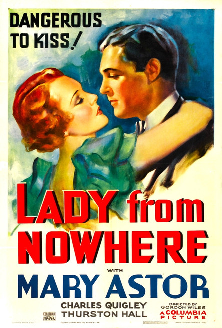 Lady From Nowhere From Left: Mary Astor Charles Quigley 1936 Movie Poster Masterprint - Item # VAREVCMCDLAFREC028H
