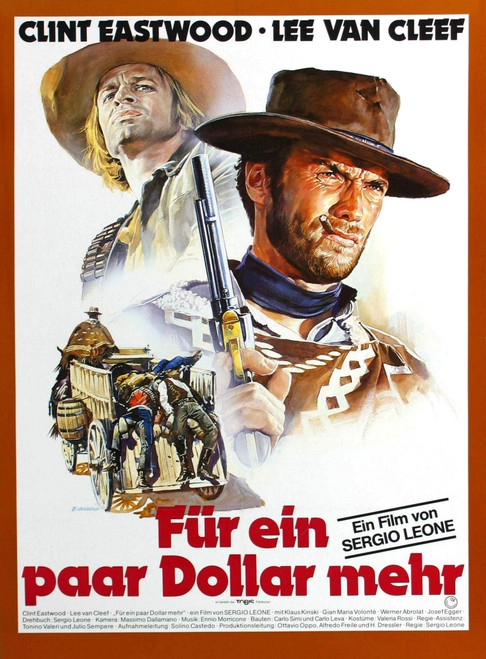 For A Few Dollars More From Left Klaus Kinski Clint Eastwood 1965 Movie Poster Masterprint - Item # VAREVCMCDFOAFEC019H
