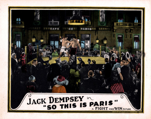 So This Is Paris Jack Dempsey 1924 Movie Poster Masterprint - Item # VAREVCMCDSOTHEC037H