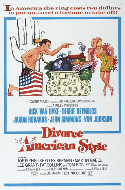 Divorce American Style Us Poster Dick Van Dyke Debbie Reynolds 1967 Movie  Poster Masterprint - Item # VAREVCMCDDIAMEC003H