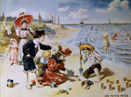 The Sandcastles. Paris Arts Decoratifs. /  Les Petits Pates  Paris . Arts Decoratifs Poster Print - Item # VAREVCCRLA004YF858H