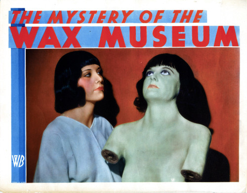 Mystery Of The Wax Museum Joan Gale With Her Wax Effigy 1933 Movie Poster Masterprint - Item # VAREVCMSDMYOFEC007H