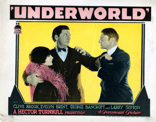 Underworld Lobbycard Evelyn Brent George Bancroft Clive Brook 1927 Movie Poster Masterprint - Item # VAREVCMSDUNDEEC008H