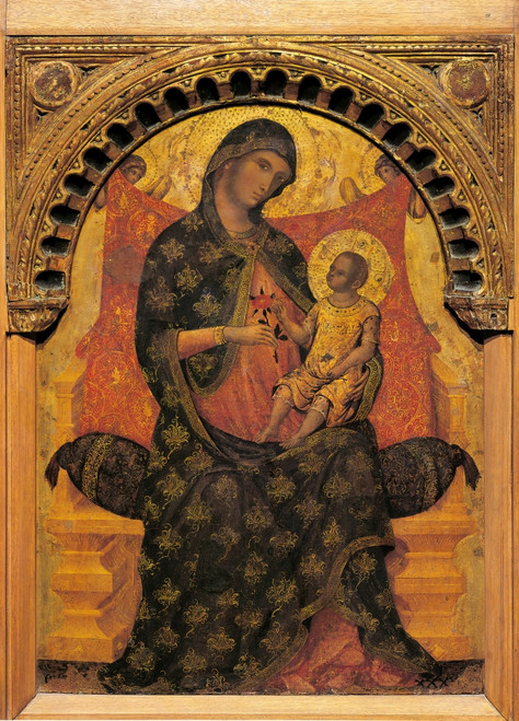 Madonna With Child Enthroned Poster Print - Item # VAREVCMOND029VJ261H