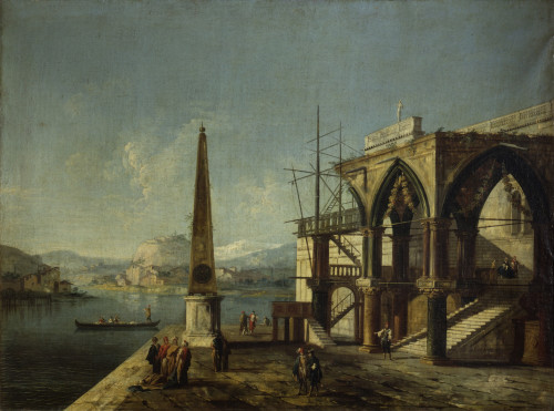 Immaginary View With Arch Poster Print - Item # VAREVCMOND077VJ208H