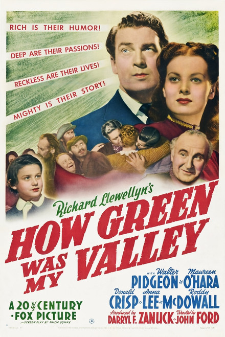 How Green Was My Valley U Movie Poster Masterprint - Item # VAREVCMMDHOGRFE001H