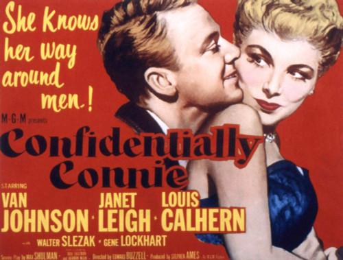 Confidentially Connie Van Johnson Janet Leigh 1953 Movie Poster Masterprint - Item # VAREVCMSDCOCOEC051H
