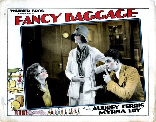 Fancy Baggage From Left Audrey Ferris Myrna Loy Hallam Cooley 1929 Movie Poster Masterprint - Item # VAREVCMCDFABAEC001H