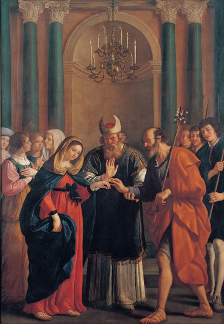 Gennari Bartolomeo The Marriage Of The Virgin Mary 17Th Century Oil On Canvas Italy Emilia Romagna Modena Estense Gallery Everett CollectionMondadori Portfolio Poster Print - Item # VAREVCMOND030VJ845H
