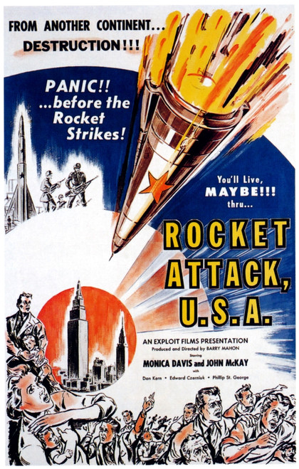 Rocket Attack U.S.A. 1961. Movie Poster Masterprint - Item # VAREVCMMDROATEC001H