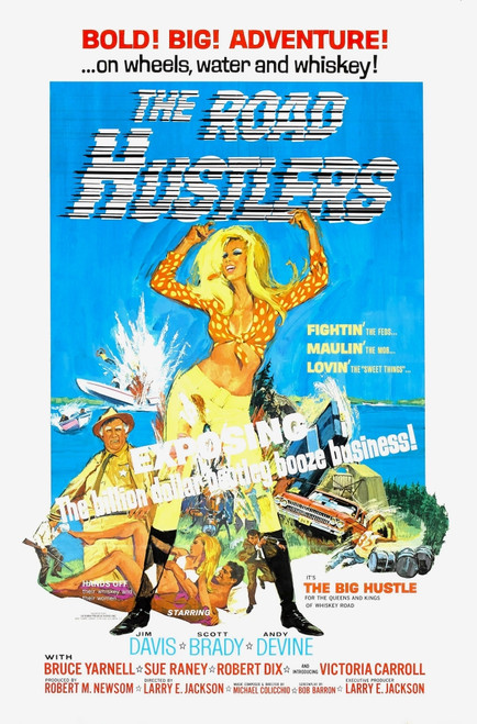 The Road Hustlers Andy Devine 1968 Movie Poster Masterprint - Item # VAREVCMCDROHUEC001H