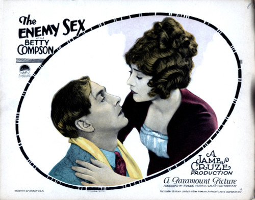 The Enemy Sex From Left Percy Marmont Betty Compson 1924 Movie Poster