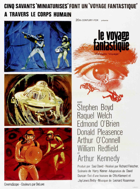 Fantastic Voyage French Poster Art 1966 Tm And Copyright ??20Th Century Fox Film Corp. All Rights Reserved./Courtesy Everett Collection Movie Poster Masterprint - Item # VAREVCMMDFAVOFE001H