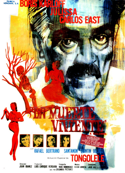 Isle Of The Snake People Mexican Poster Art Boris Karloff 1971 Movie Poster Masterprint - Item # VAREVCM4DISOFEC002H
