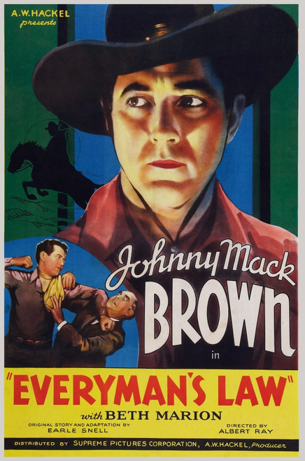 Everyman'S Law Us Poster Art Johnny Mack Brown Richard Alexander 1936 Movie Poster Masterprint - Item # VAREVCM2DEVLAEC001H