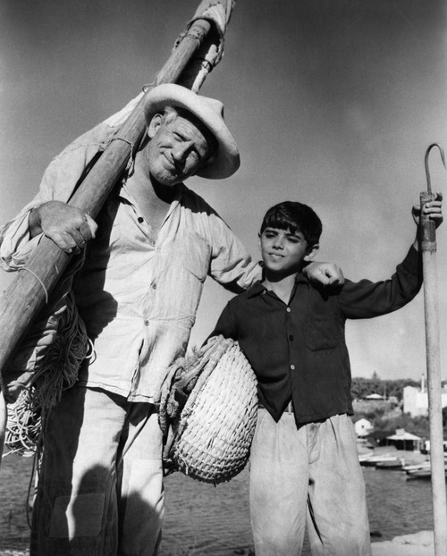 The Old Man And The Sea Spencer Tracy Felipa Pazos 1958 Photo Print - Item # VAREVCMBDOLMAEC026H