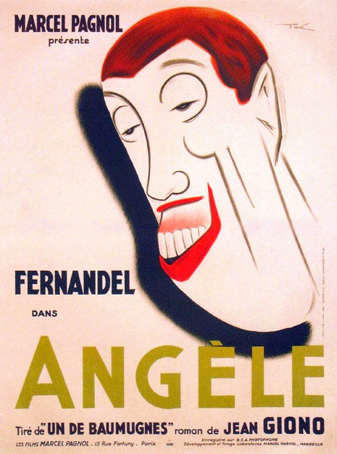 Angele French Poster Art Fernandel 1934 Movie Poster Masterprint - Item # VAREVCMCDANGEEC032H