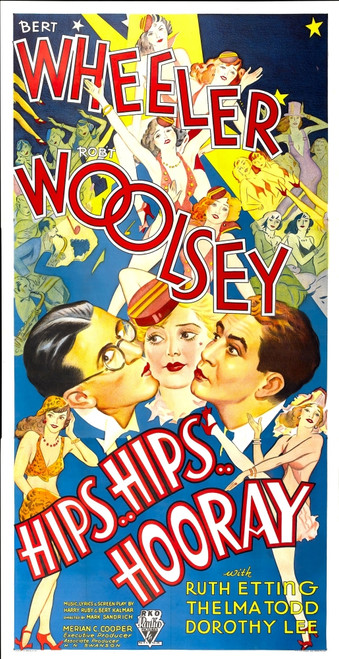 Hips Hips Hooray From Left: Robert Woolsey Ruth Etting Bert Wheeler 1934. Movie Poster Masterprint - Item # VAREVCMCDHIHIEC001H