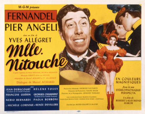 Mam'Zelle Nitouche French Lobbycard Fernandel Pier Angeli 1954 Movie Poster Masterprint - Item # VAREVCMSDNANIEC006H