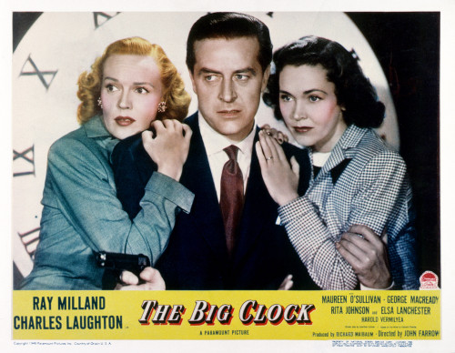 The Big Clock Rita Johnson Ray Milland Maureen O'Sullivan 1948 Movie Poster Masterprint - Item # VAREVCMSDBICLEC003H The Big Clock Rita Johnson Ray Milland Maureen O'Sullivan 1948 Movie Poster Masterprint - Item # VAREVCMSDBICLEC003H