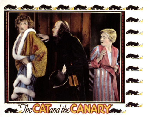 The Cat And The Canary Gertrude Astor Lucien Littlefield Laura La Plante 1927 Surprised Movie Poster Masterprint - Item # VAREVCMSDCAANEC004H