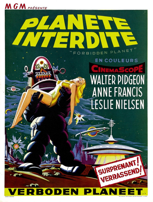 Forbidden Planet Movie Poster Masterprint - Item # VAREVCMCDFOPLEC034
