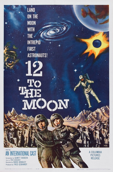 12 To The Moon Us Poster Art 1960 Photo Print - Item # VAREVCMMDTWTOEC002H