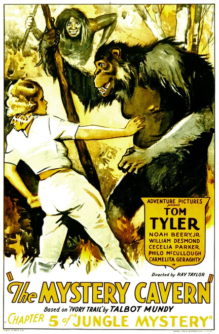 Jungle Mysteries Left: Cecilia Parker In 'Chapter 5: The Mystery Cavern' 1932. Movie Poster Masterprint - Item # VAREVCMCDJUMYEC004H