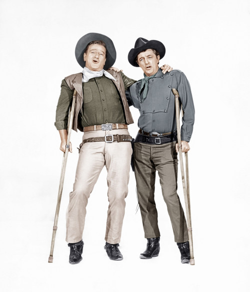 El Dorado From Left: John Wayne Robert Mitchum 1966 Photo Print - Item # VAREVCM8DELDOEC004H