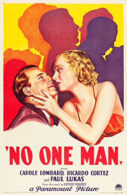 No One Man From Left On Us Poster Art: Ricardo Cortez Carole Lombard 1932 Movie Poster Masterprint - Item # VAREVCMCDNOONEC018H