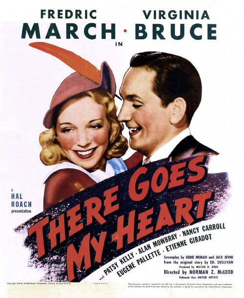 There Goes My Heart Us Poster Art From Left: Virginia Bruce Fredric March 1938 Movie Poster Masterprint - Item # VAREVCMCDTHGOEC125H