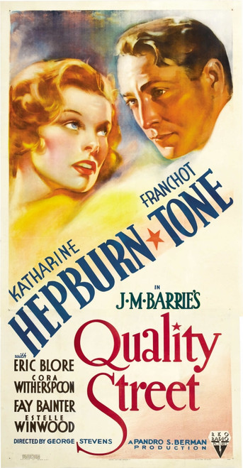 Quality Street From Left: Katharine Hepburn Franchot Tone 1937 Movie Poster Masterprint - Item # VAREVCMCDQUSTEC009H