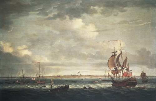 Shipping Off Madras. 1780. Oil On Canvas. United Kingdom. England. Greenwich. National Maritime Museum. ?? Aisa/Everett Collection Poster Print - Item # VAREVCFINA055AH167H