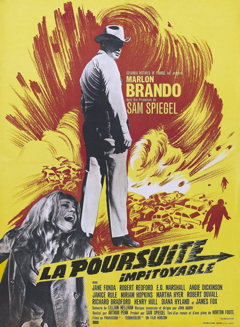 The Chase French Poster Marlon Brando Jane Fonda 1966 Movie Poster Masterprint - Item # VAREVCMCDTHCHEC056H