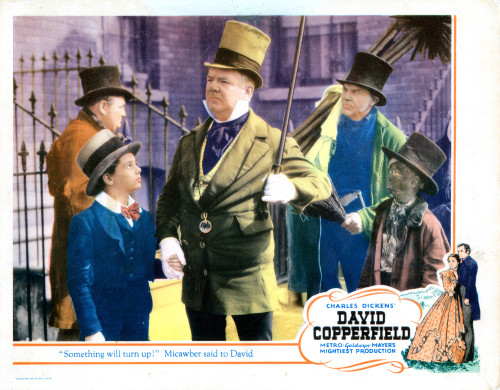 David Copperfield Us Lobbycard Front From Left: Freddie Bartholomew W.C. Fields 1935. Movie Poster Masterprint - Item # VAREVCMMDDACOEC005H