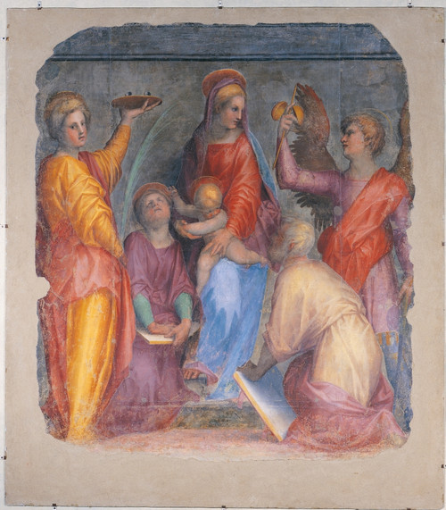 Sacred Conversation With The Madonna And Child And Sts Lucy Poster Print - Item # VAREVCMOND030VJ082H