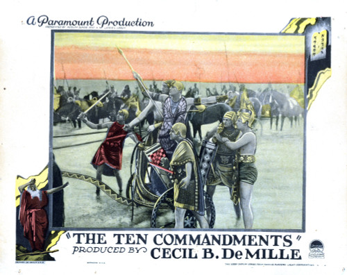The Ten Commandments Movie Poster Masterprint - Item # VAREVCMCDTECOEC020