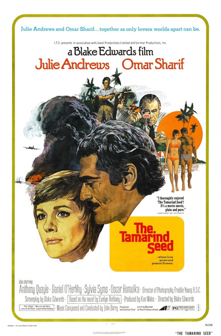 The Tamarind Seed Us Poster Julie Andrews Omar Sharif 1974 Movie Poster Masterprint - Item # VAREVCMCDTASEEC005H