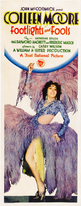 Footlights And Fools Colleen Moore On Insert Poster 1929. Movie Poster Masterprint - Item # VAREVCMCDFOANEC029H