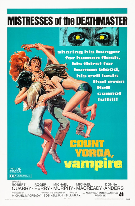 Count Yorga Vampire 1970 Movie Poster Masterprint - Item # VAREVCMCDCOYOEC001H