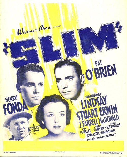 Slim Top From Left: Henry Fonda Pat O'Brien Bottom From Left: Stuart Erwin Margaret Lindsay On Window Card 1937 Movie Poster Masterprint - Item # VAREVCMCDSLIMEC001H