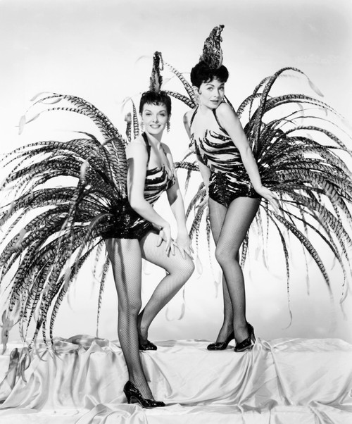 Gentlemen Marry Brunettes From Left Jane Russell Jeanne Crain In Costumes By William Travilla 1955 Photo Print - Item # VAREVCMBDGEMAEC031H