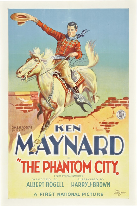 The Phantom City Ken Maynard 1928 Movie Poster Masterprint - Item # VAREVCMMDPHCIEC001H