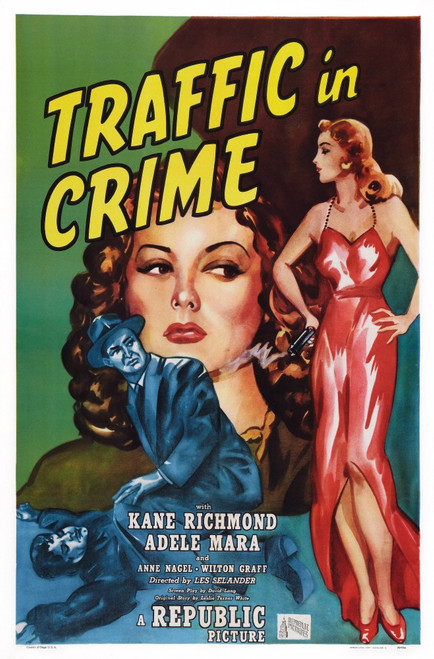 Traffic In Crime Us Poster Art Center: Adele Mara 1946 Movie Poster Masterprint - Item # VAREVCMCDTRINEC024H