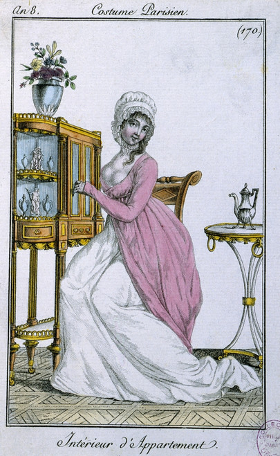 Engraving  Costume Parisien : Interieur D Appartement  Paris . Musee Du Costume Poster Print - Item # VAREVCCRLA004YF295H